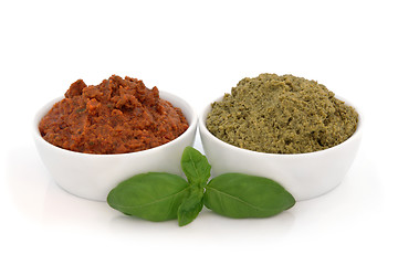 Image showing Pesto Varieties