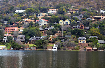 Image showing Exclusive holiday mansions at Harbeespoortdam South Africa