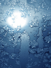 Image showing frozen glass