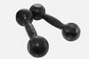 Image showing dumbbells