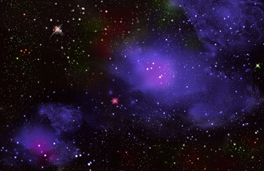 Image showing  Stars in deep space