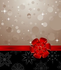 Image showing Christmas background with set balls for holiday design