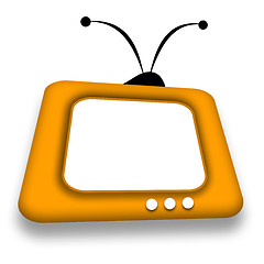 Image showing TV box retro