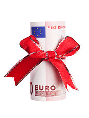 Image showing Euro money gift