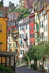 Image showing Italy. Cinque Terre. Riomaggiore village 