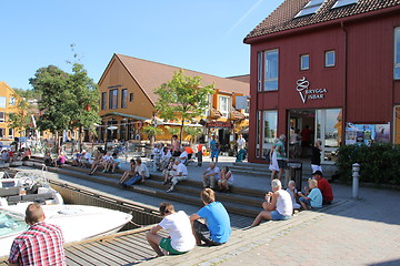 Image showing Fiskebrygga Kristiansand