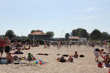 Image showing beach in Kristiansand