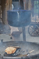 Image showing campfire cooking