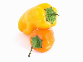 Image showing Yellow and Orange Pepper