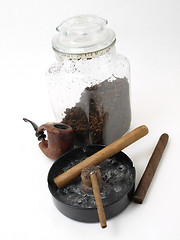 Image showing Tobacco Enthusiast Background