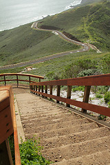 Image showing Stairs with observation point