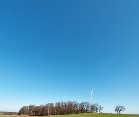 Image showing Wind turbine energy