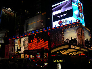 Image showing Times Square at night