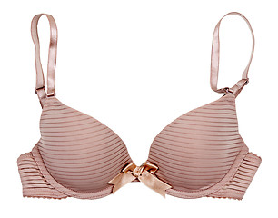 Image showing Beige striped bra