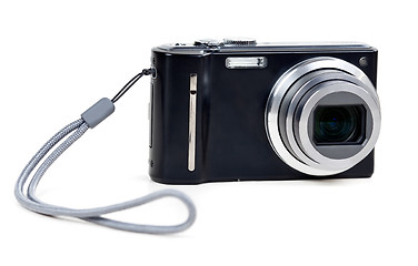 Image showing black camera with sliding lens