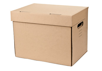 Image showing closed cardboard box