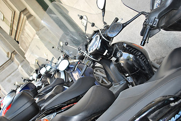 Image showing bikes on the street