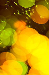 Image showing Abstract background of out of focus lights