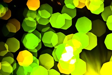 Image showing Abstract background of out of focus lights