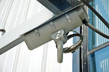 Image showing Security camera on modern building