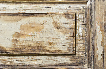 Image showing Abandoned wooden texture background