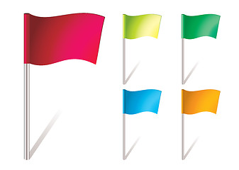 Image showing Flapping flag icon