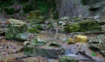 Image showing Rocks in stream