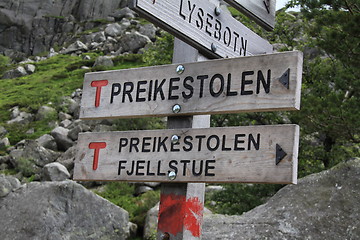 Image showing Preikestolen