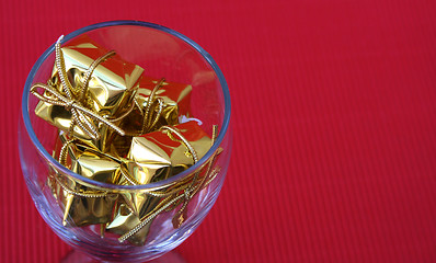 Image showing Wine glass of Gifts