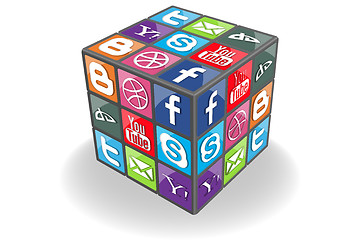 Image showing Social Rubic Cube