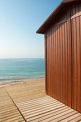 Image showing Beach hut