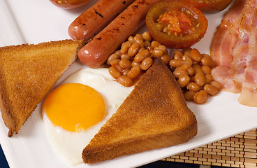 Image showing English breakfast