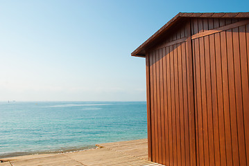 Image showing Beach hut