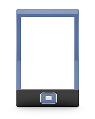 Image showing E-book reader with empty screen