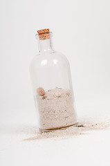 Image showing Bottle with sand