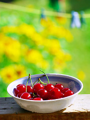 Image showing Sweet cherries