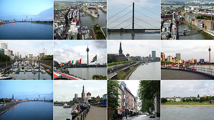 Image showing Duesseldorf landmarks