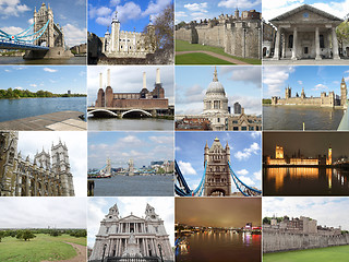 Image showing London landmarks