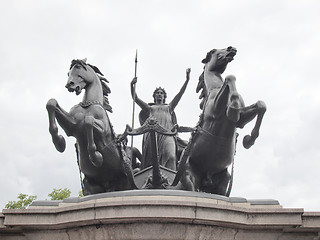 Image showing Boadicea monument, London