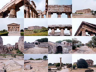 Image showing Paestum landmarks, Italy