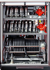 Image showing Fire hose pump