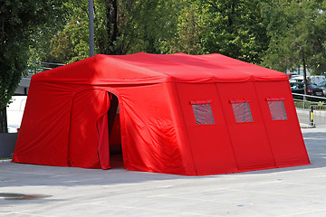 Image showing Emergency tent
