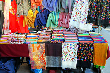 Image showing Clothing stall