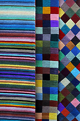 Image showing Color carpets