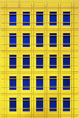 Image showing Yellow building
