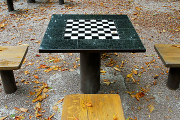 Image showing Chess table