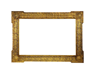 Image showing Golden frame