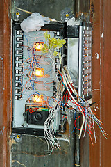 Image showing Damaged intercom