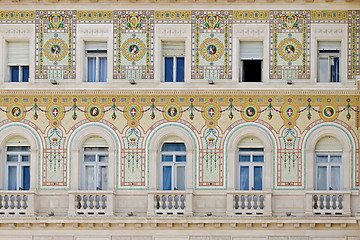 Image showing Trieste facade