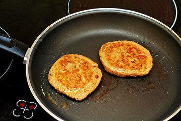 Image showing Two burgers